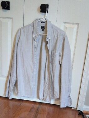 J. Crew Light Blue Flex Oxford Button-Up